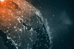 Representation of worldwide connections