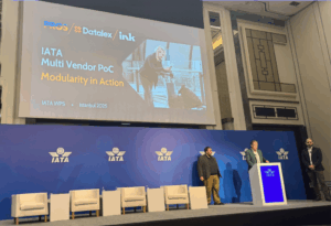 IATA WPS PoC presenters on stage