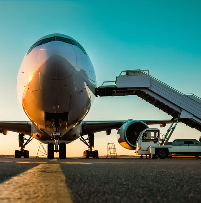 Travellers checking their mobile phones