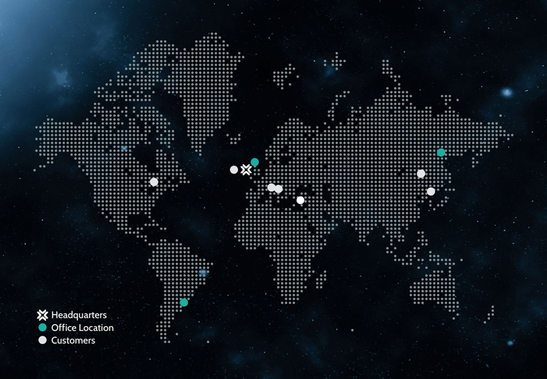 Datalex - Offices & Customers Location